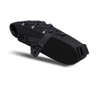 Bike Saddle Bag, 5.8L Large Capacity Under Seat Pack with Expandable Design and Reflective Straps for Road Mountain Bikes Long Distance Travel (Black)