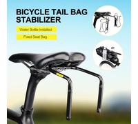 Bike Saddle Bag Stabilizer - Anti-Shake, Bicycle Seat Bag Support Holder | Stabilizer Bracket with Water Bottle Mounting Holes for Long Time, Cycling Lovers