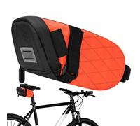 Bike Saddle Bag Waterproof - Rear Tail Cycling Storage Bag, Wear Resistant Construction, Secure Strap Fixing System, Expandable Compact Design | Touring, Trail Riding, Travel Cycling, Outdoor