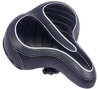Bike Saddle Big Bicycle Seat with Soft Cushion Fit for Road City Bikes, Mountain Bike and Indoor Spin Bikes