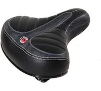 Bike Saddle Big Bicycle Seat with Soft Cushion Fit for Road City Bikes, Mountain Bike and Indoor Spin Bikes