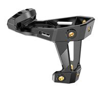 Bike Saddle Extension Bracket - Water Bottle Cage Mount Adapter, Multiple Rear Storage Rack Holder | Adjustable Seat Rail Expansion Support, Convenient Carrying Solution for Mountain Riding