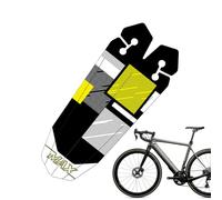 Bike Saddle Mudguard - Foldable Rear Mud Guard for Cycling | Lightweight Bike Supplies, Cycling Mudguard for Men Women Youth Girls Teens Athletes