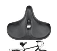 Bike Saddle Seat - Wide Comfort Cushion, Shock Absorbent Design | Waterproof PU Replacement, Suitable for Men for Women, Road or City Bikes, Re