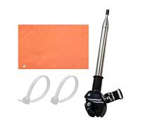Bike Safety Flag with Pole Tear-Resistant Waterproof High Visibility