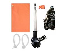 Bike Safety Flag with Pole Tear-Resistant Waterproof High Visibility