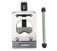 Bike Saw Guide, Aluminum Alloy Bicycle Tube Cutter for Fork Steerer Seat Post Handlebar, Adjustable Precision Cut Guide Tool for Mountain and Road Bikes (Black)