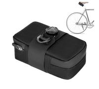 Bike Seat Bag - Cycling Saddle Bag - Bike Seat Storage Pouch, Lightweight Portable Accessory Perfect for Road Mountain and Comuter Bikes Outdoor Riding Gear