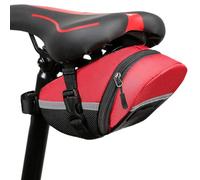 Bike Seat Bag Oxford Cloth Waterproof Reflective Strips High Capacity