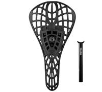 Bike Seat Bicycle Saddle With Seatpost,248mm Spider MTB Dirt Jump Seat,Shock Absorber Bike Cushion,25.4/27.2/30.9mm Seat Post Bike Saddle(BK Aluminum 27.2)