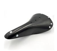 Bike Seat,Bike Saddle Vintage Rivet Cowhide Cushion With Rope Handmade Retro Mountain Bike Track Seat Style No SPRING Bicycle Saddle(Burgundy)