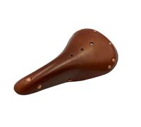 Bike Seat,Bike Saddle Vintage Rivet Cowhide Cushion With Rope Handmade Retro Mountain Bike Track Seat Style No SPRING Bicycle Saddle(Left and Right-2)