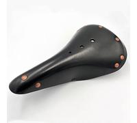 Bike Seat,Bike Saddle Vintage Rivet Cowhide Cushion With Rope Handmade Retro Mountain Bike Track Seat Style No SPRING Bicycle Saddle(Only 1 Right)