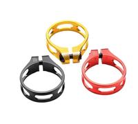 Bike Seat Clamp Bicycle Seat Post Clamp CNC Aluminum Alloy Super Light Saddle Clamp Lock for 27.2/30.8/31.6mm MTB Cycling Bike Accessories Seat Post Clamp(Black Black 31.8)