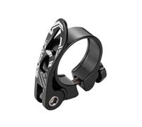Bike Seat Clamp Bicycle Seatpost Clamp Quick Release Alloy Aluminium 31.8/34.9mm Saddle Closure for Mountain Bike 27.2/31.6mm Seat Tube Seat Post Clamp(Black-31.8mm)