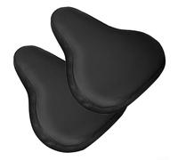 Bike Seat Cover 2 Pack Rainproof Oxford Cloth Saddle Protector with Drawstring, UV Resistant Dustproof Shield for Mountain Road Bikes, Washable Outdoor Storage Case for Garden Patio(210D)