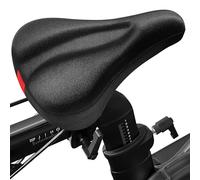 Bike Seat Cushion Compatible with Peloton Bike & Plus, Gel Bicycle Seat Cover for Women & Men Comfort, Accessories for Most Narrow Bicycle Saddle, Extra Padded with Soft Memory Foam, 11”x7”