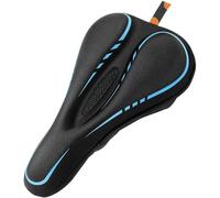 Bike Seat Cushion Cover for Trek Powerfly+ FS 2016 | Bike Seat Cover Double Layer Gel Memory Foam, Anti-Slip Ergonomic Bicycle Saddle Cushion for MTB Road Bike