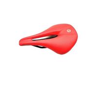 Bike Seat Full Carbon Fiber Bicycle MTB Road Bike Saddles Hollow Mountain Saddle Seat Cushion Comfortable Ultra Light 140g(Red 155mm)
