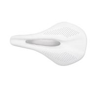 Bike Seat Full Carbon Saddle Road,MTB Mountain Bike Bicycle For Cycling Trail Comfort Races Seat Power 240-143/155mm(White 143 black logo)