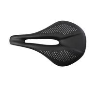 Bike Seat Full Carbon Saddle Road,MTB Mountain Bike Bicycle For Cycling Trail Comfort Races Seat Power 240-143/155mm(Black 155 White logo)