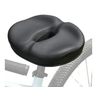 Bike Seat Pad - Extra Soft Cushion, Bicycle Cover | Ergonomic Wide Riding With Shock Absorption, Road Cycling Saddle Replacement, Mountain Comfort Indoor Stationary Protector, Urban Commuting
