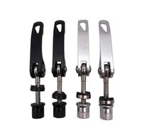 Bike Seat Post Clamp Lever 1pcs Bicycle Quick Release Screw Cam Lever Bike Seat Post Clamp Skewer Bolt M6 35/40/50/55/60/65/70/75/85mm Cycling Parts(M6x70mm Black)