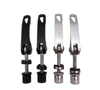 Bike Seat Post Clamp Lever Bicycle Quick Release Screw Bike Seat Post Clamp Skewer Bolt M6 M8 40/50/55/60/65mm Cycling Parts Tool(M6x50mm Black Color)