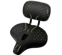 Bike Seat with Backrest Oversized Comfortable Ergonomic Design Bicycle Saddle for Men and Women Adjustable Height Bike Saddle for Tricycle City Bike Commuter Bike Electric Bike