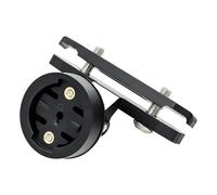Bike Seatpost Clamp Bracket for Garmin Varia Radar Tail Light, CNC Aluminum Alloy Mount with Adjustable Angle, Anti-Shake Stable Support, Compatible with Hero 6 5 4 3 Cameras, Black Finish