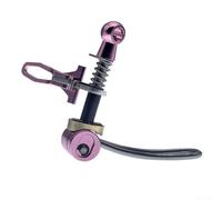 Bike Seatpost Clamp, Cycles Bike Seat Post Clamp for 3sixty & for Brompton Folding Bikes Quick Release Lightweight Aluminum Alloy(Pink)