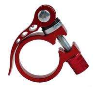 Bike Seatpost Clamp,Seat Post Clamps,Bicycle Seatposts Clamps,for 27.2-28.6mm Tubes,High-Strength Aluminum Alloy,Rust Resistant,Lightweight 50g,Quick Release Installation,Cycling Parts(red)