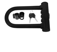 Bike Security Lock Black U Lock Silicone Iron Heavy Duty