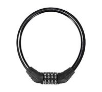 Bike Security Lock - Strong Alloy Keyless, Resettable Four Digit, Scooter Bicycle Protection with Flexible Cable Feature | Perfect for Road Cycling Electric Scooters Outdoor Urban Commute Safety