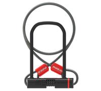 Zefal K-traz U13 U-lock Silver 230 x 115 x 13 mm / 10 x 1200 mm 230 x 115 x 13 mm / 10 x 1200 mm Black / Red