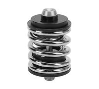 Bike Shock Absorbers, Folding Bicycle Rear Shock Absorber Spring, Metal Bike Suspension Accessories for Brompton (Silver)