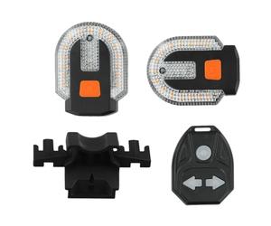 Bike Signal Lights, Scooter Turn With Horn Left Right Warning Taillight for Food Delivery Messengers Trail Night Commuting Senior Riders
