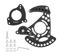 Bike Single Disc Chain Guide Protector, For 32T 38T Chainring For BB Screw Thread Aluminium Alloy For Most Mountain Bike Road Bikes(Black)