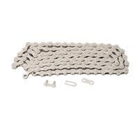 Bike Single Speed Chain Adjustable 114 Connection Chain Strong Pulling Force Sturdy Anti Corrosion Anti Rust Lightweight Easy to Install and Remove for Single Speed Bikes Cycling