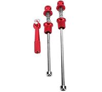 Bike Skewer, Bicycle Quick Release Skewer, Aluminum Alloy Bike Wheel Hub Skewers, Safety Anti Theft Bike Wheel Locking Security, Wheel Locking Security for Mountain Road Bike Cycling Skewer Set (Red)
