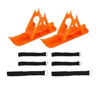 Bike Ski Sledding,Snow Cycling Sleds - Portable Cycling Snowboard,Portable Cycling Snowboard,Snow Sled Ski Board, Winter Sled Board Accessory P