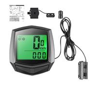 Bike Speed Tracker - Waterproof Cycling Odometer, Wired -Function Speedometer, Auto Wakes-Up Feature | Bicycle Accessory For Road Mountain Bike Riders Commuting Fitness Tracking