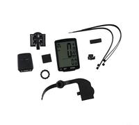 Bike Speedometer Wireless Computer with Odometer Display and Automatic Sleep Mode Measuring Speed, Distance, and Riding Time Suitable for Road and Mountain Bikes