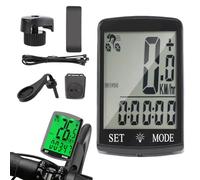 Bike Speedometer - Wireless Lcd Display, Multi-Functions Bikee Accessories | Computer Analog Easy Setup Odometer, Waterproof Luminous Bicycles Speedometers For Adult Mountain Road Biking Track