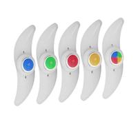 Bike Spoke Lights 5 Pack Tire Flash Lamp LED Neon Wheel Flashing Lights with 3 Flash Modes Bicycle Accessories for Bike Riding Bikes at Night, (Blue+Green+Red+Yellow+Colorful)