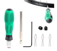 Bike Spoke Tension Tool - Bicycle Wheel Spoke Cap Tool Spoke Repair Kit | Spoke Fixed Wrench for Mountain and Road Bike, Adjusting Tool
