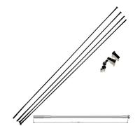 Bike Spokes 4pcs/lot Pillar TB2015 Bike Spoke FG14 2.0mm 0.0166g/mm Straight Pull Triple Butted Stainless Steel Black 250-306mm Alloy Nipple(299mm)