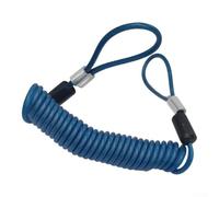 Bike Spring Cable Lock Anti-Theft Rope, Steel Wire With PVC | Coating, Retractable Security Tether For Bicycle, Scooter, RV Gear, Camping Tools, Available In 1.2M, 1.5M, 2M Lengths