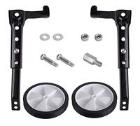 Bike Stabilisers, Universal Bicycle Stabilizer Training Wheels for 18/20/22 Inch Bicycles - Compatible with Multi-Speed Bikes Height Adjustable, Heavy-Duty Steel Construction with Extended Screw