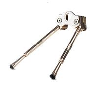 Bike Stand Kick Adjustable Bicycle Crank Kickstand Road Mountain Bike Parking Rack Pedal Support Mini MTB Stand Foot Brace(Titanium)